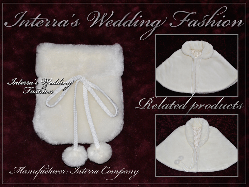 Fur wedding handbag from manufacturer. Wedding collection 2011