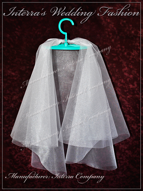 White bridal veils from Interra company