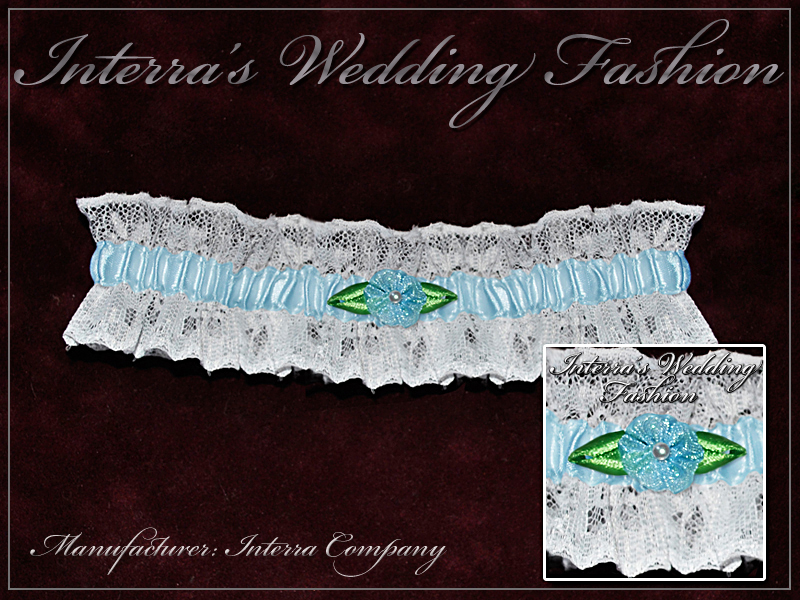 Bridal garter - wedding gown - accessories for bride