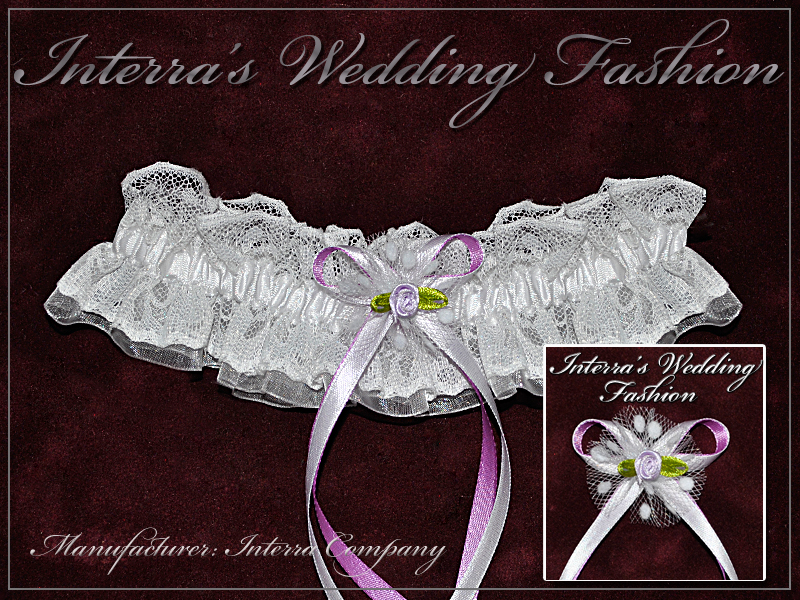 Beautiful wedding bridal garters from manufacturer - Interra's Wedding Fashion catalog 2011