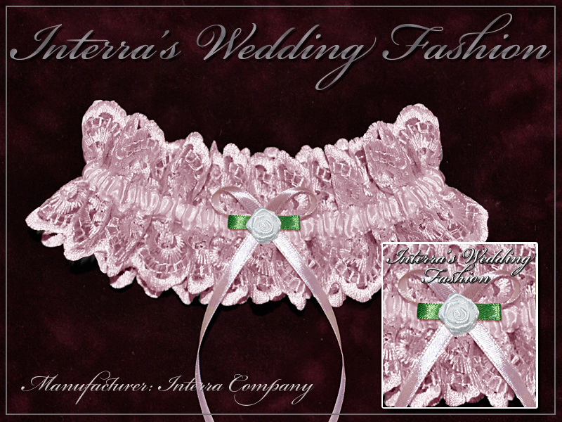 Beautiful bridal garters from manufacturer