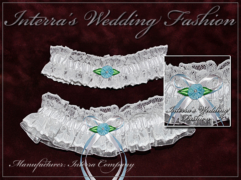 Bridal garters set - wedding accessories catalog from manufacturer